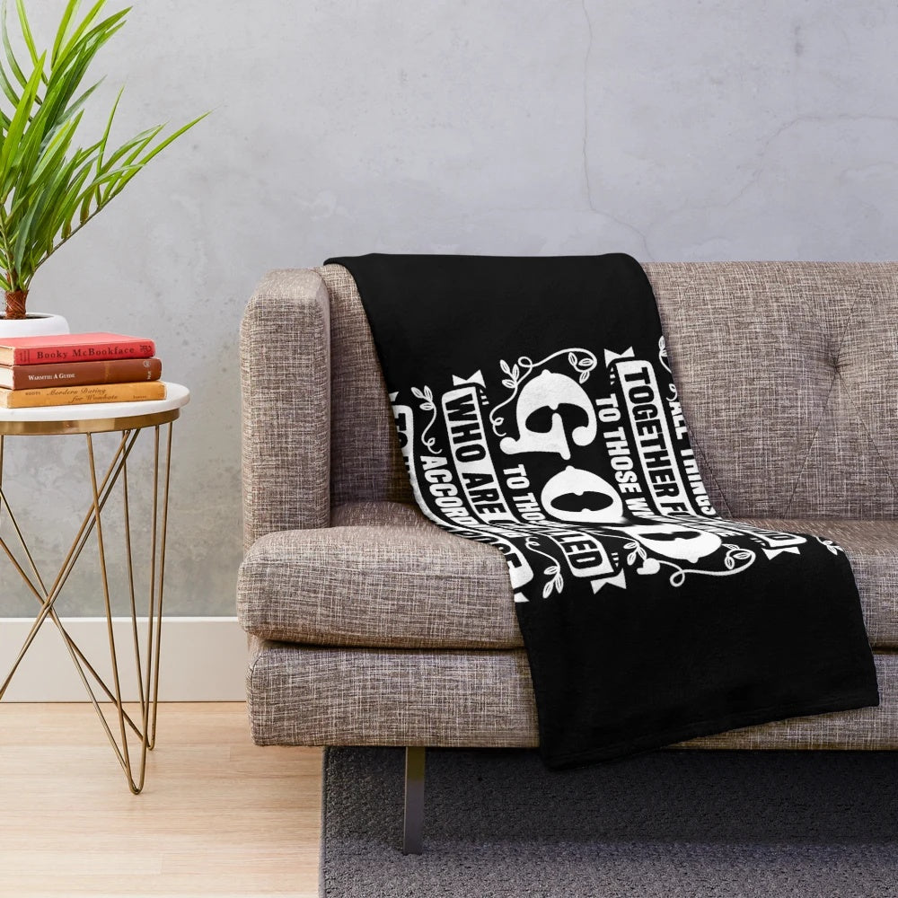 Romans 8:28 Christian Plush Blanket
