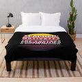 Inspiring teacher plush blanket with world design