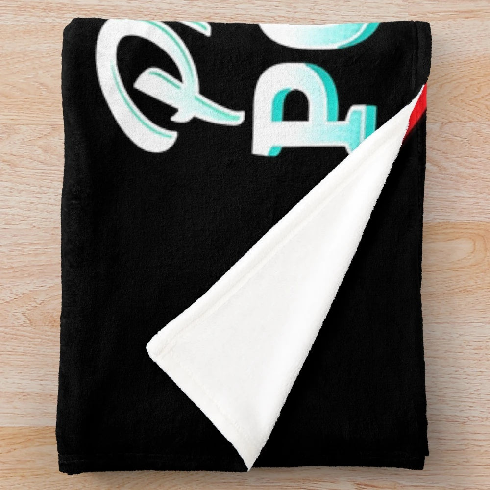 Plush blanket with "Teachers Make All Other Occupations Possible" quote design