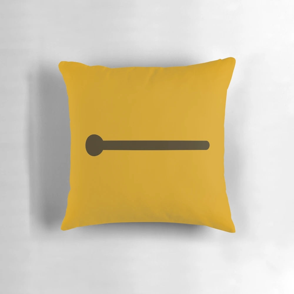 First Puzzle Witness Horizontal Pillow with smart and engaging witness design