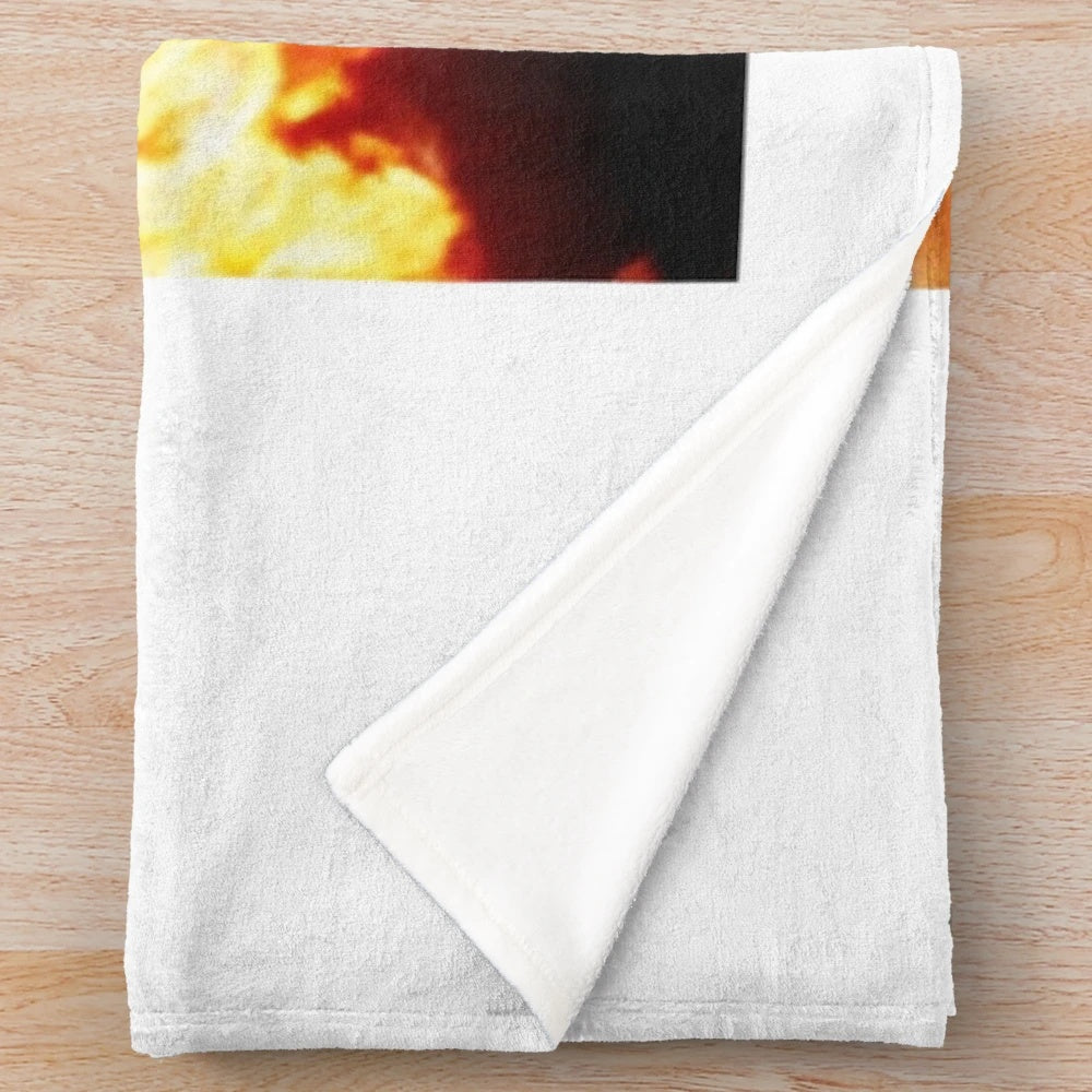 Plush blanket featuring an intense image of actor Denzel Washington