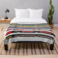 Intercity 125 HST Locomotives-Inspired Plush Blanket
