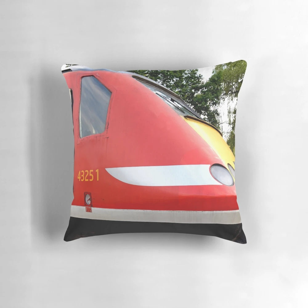 Intercity 125 high-speed train power car 43251 pillow for railway enthusiasts
