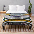 Plush blanket featuring a design inspired by the iconic Class 43 Intercity 125 locomotives