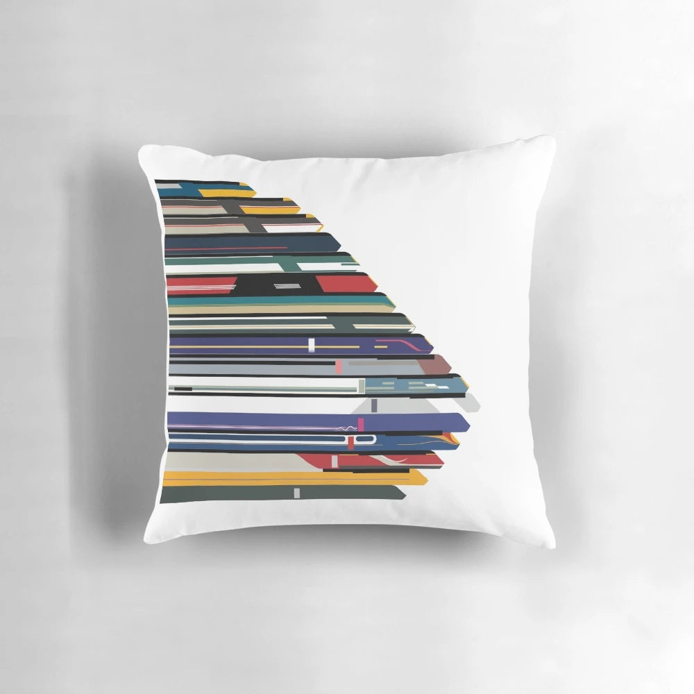Intercity 125 high speed train outline design pillow featuring British Rail class 43 liveries