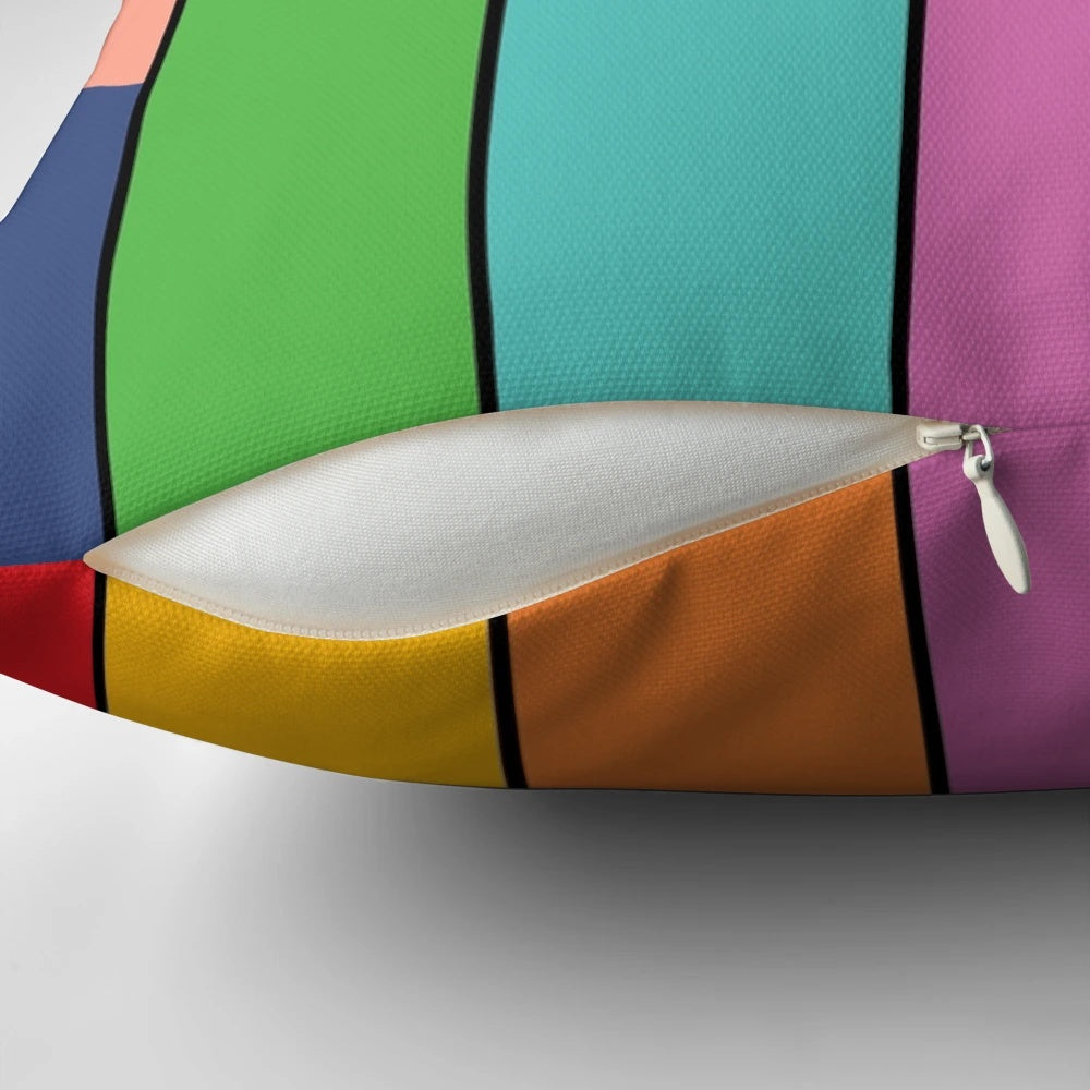 Intergalactic Crew Pillow featuring the iconic characters of the Star Trek franchise