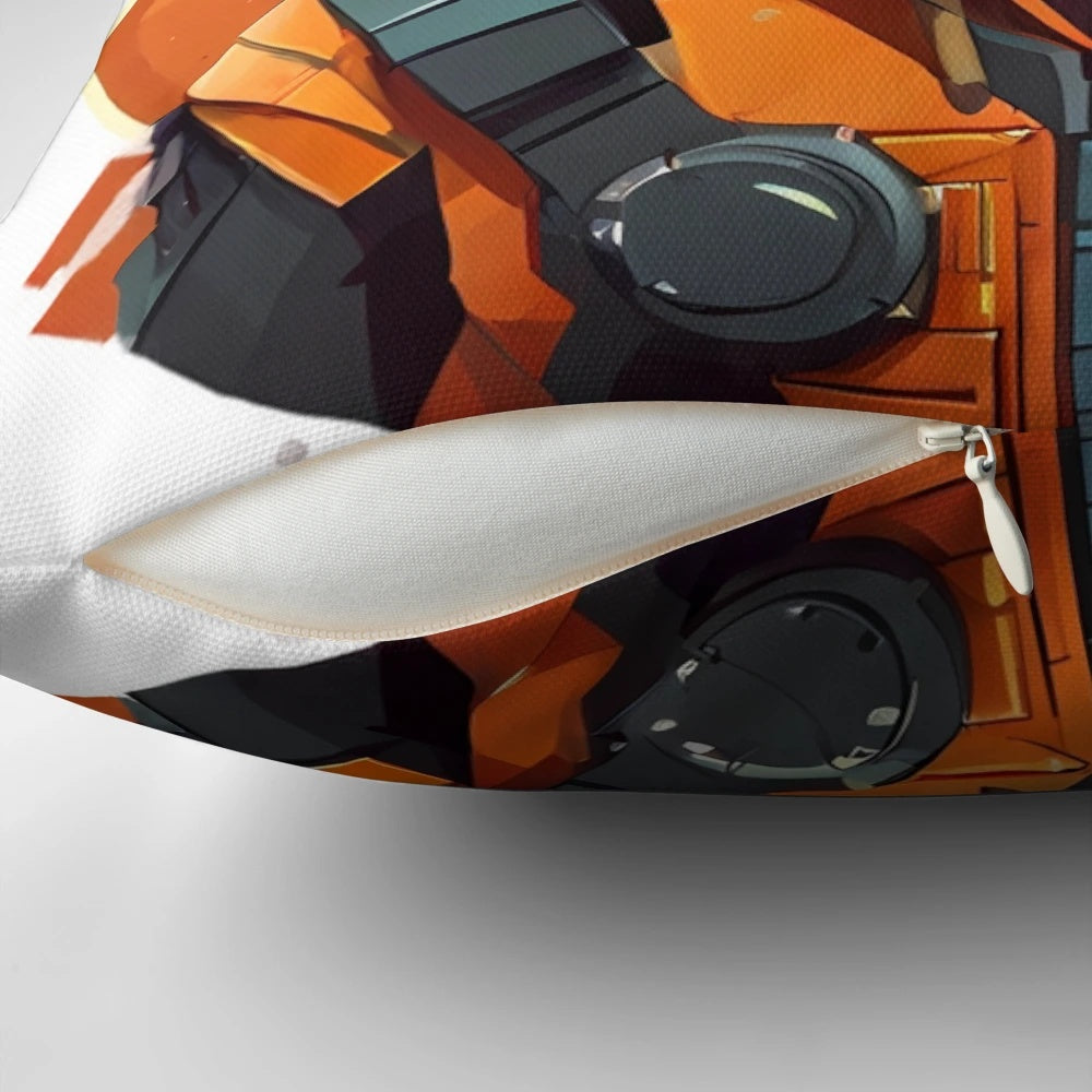 Vibrant Rocket Raccoon character pillow for sci-fi enthusiasts and space adventure fans