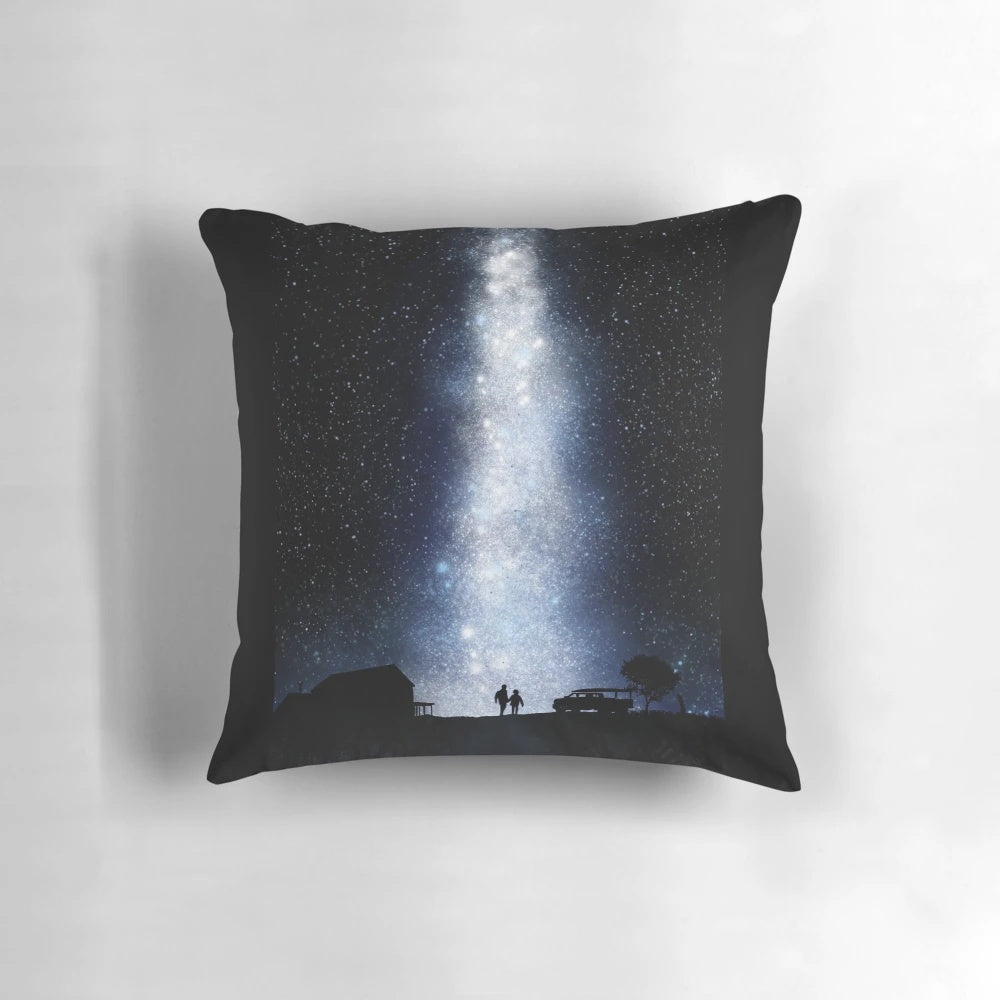 Interstellar Pillow featuring the iconic movie scene