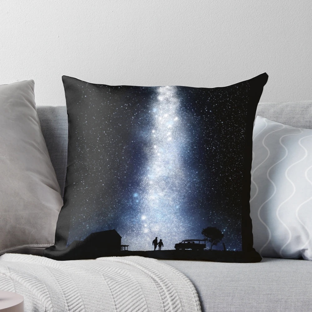 Interstellar Pillow featuring the iconic movie scene