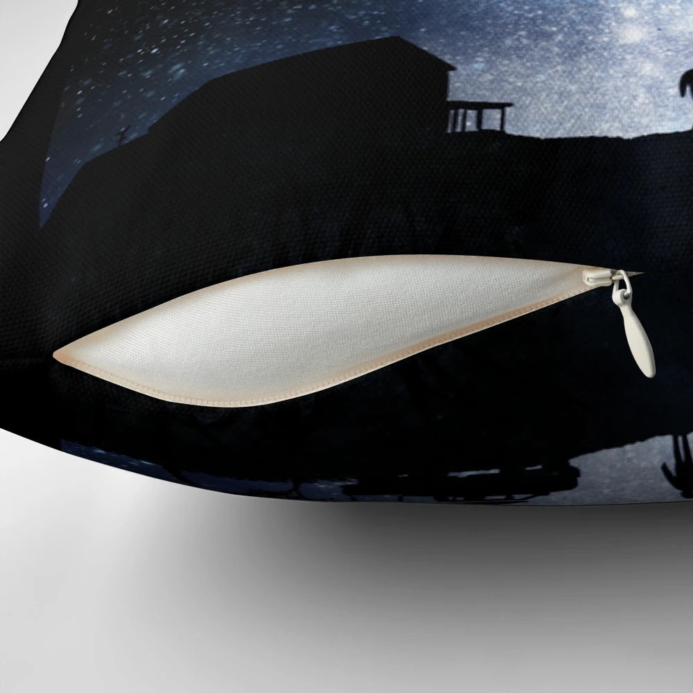 Interstellar Pillow featuring the iconic movie scene