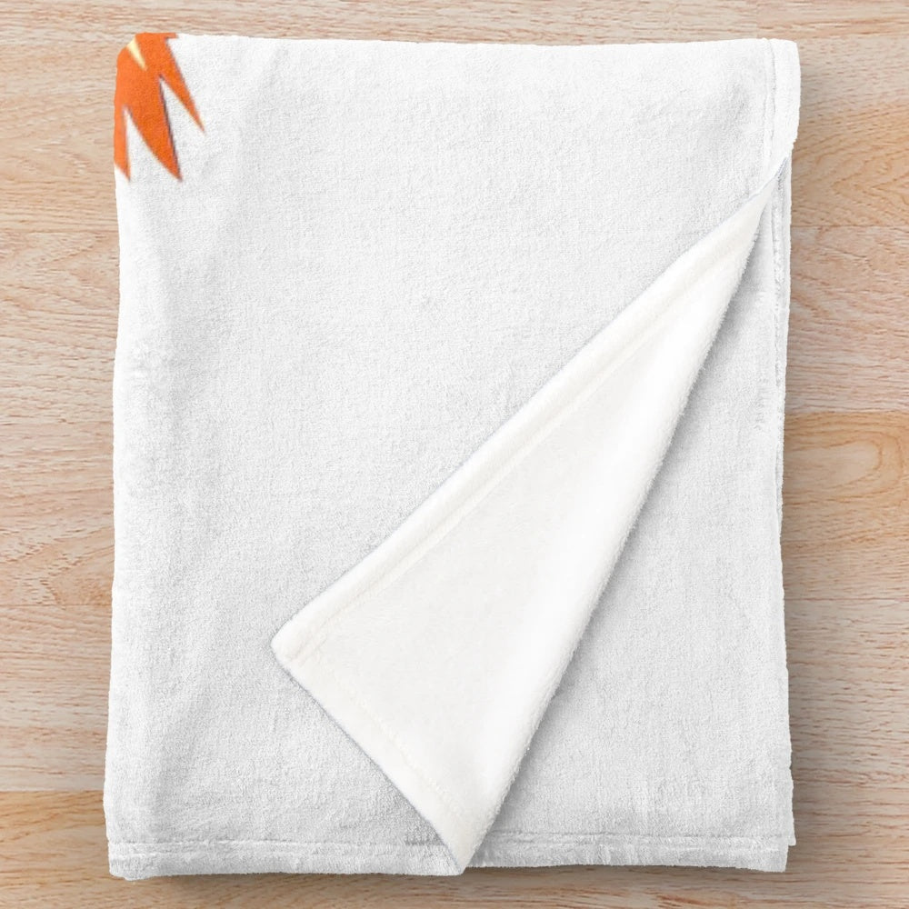 Interstellar plush blanket featuring a futuristic space travel design