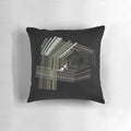 Interstellar space-themed pillow with starry galaxy design