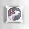 Iorek Byrnison, the panserbjorn from His Dark Materials, on a soft and cozy pillow
