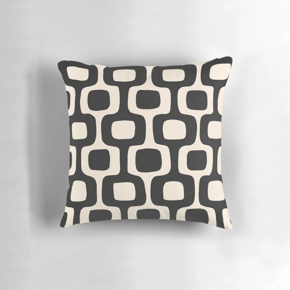 Ipanema Beach Pillow featuring the iconic coastline of Brazil's Ipanema Beach