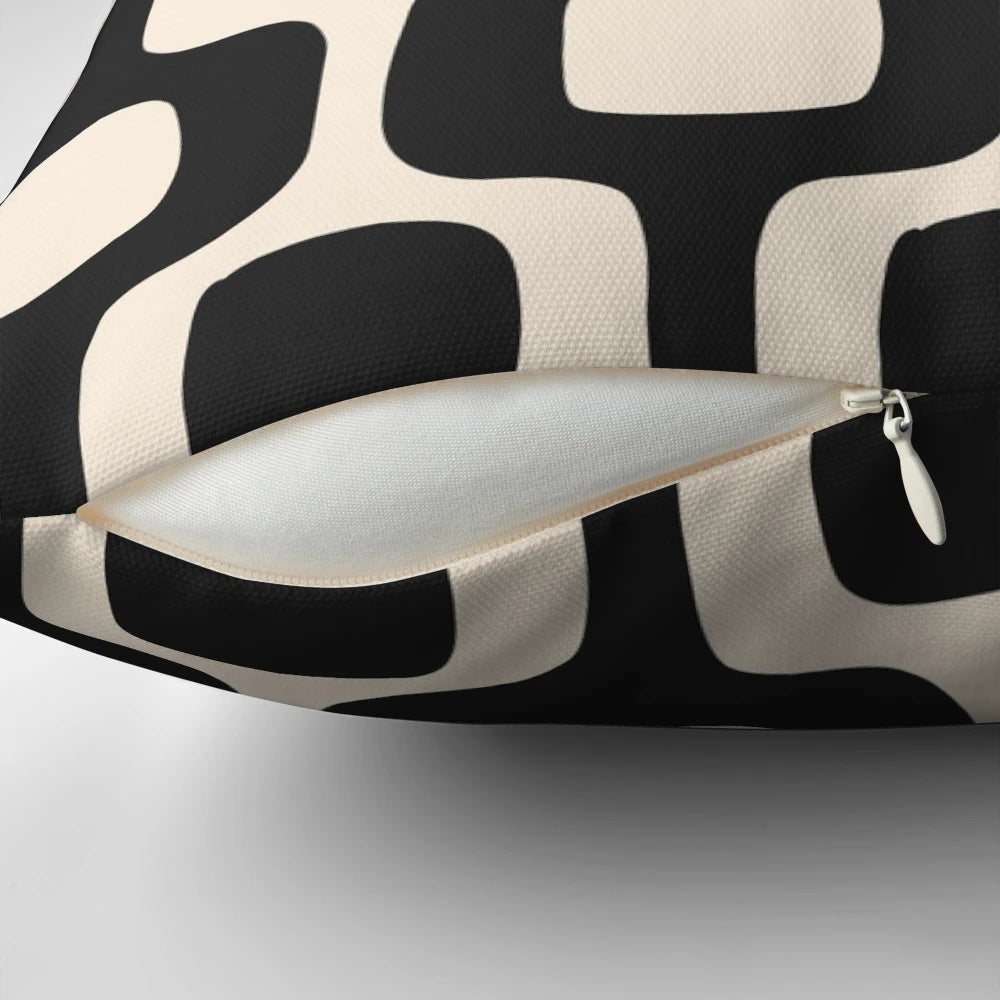 Ipanema Beach Pillow featuring the iconic coastline of Brazil's Ipanema Beach