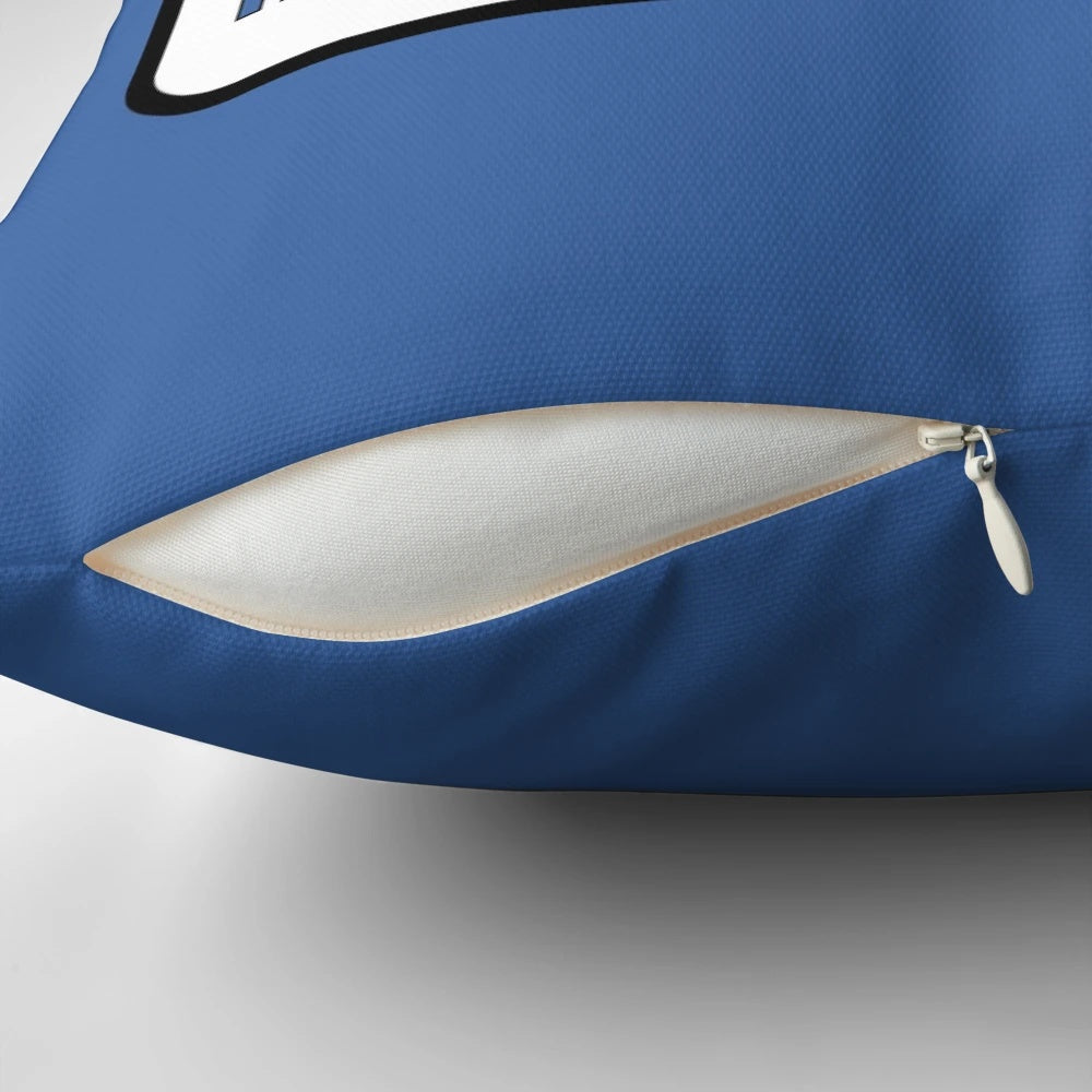 Soft, plush pillow featuring the iconic Portman Road football stadium sign, a must-have for Ipswich football fans.