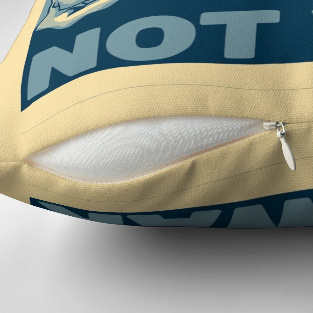 Iroh inspired "Make Tea Not War" decorative throw pillow