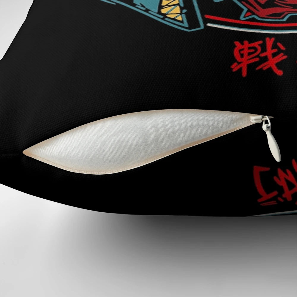 Iron Maiden "Fear of the Dark" themed pillow with band logo
