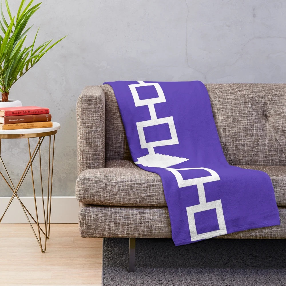 Iroquois Confederacy Flag Plush Blanket