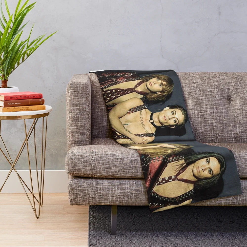 Måneskin Italian Glam Rock Band Plush Blanket