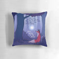 It's Going to Be Okay" Fairy and Fox Forest Pillow for Mental Health Support