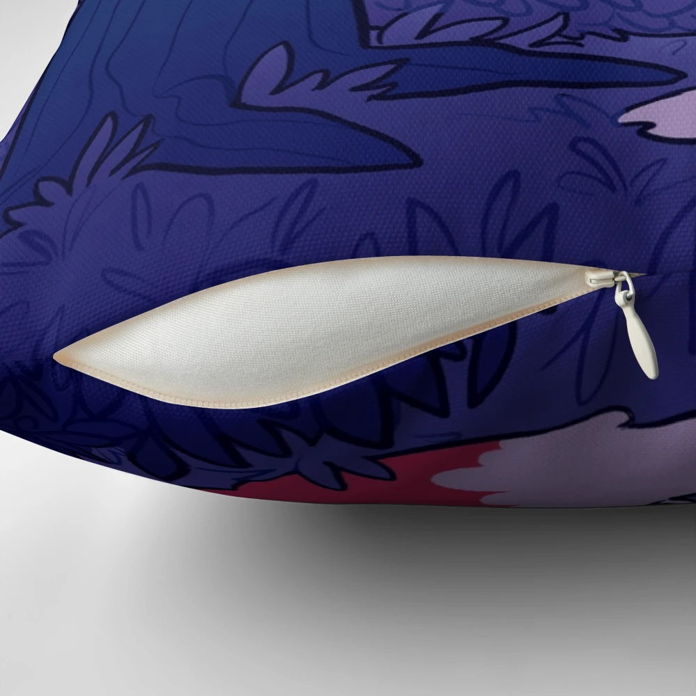 It's Going to Be Okay" Fairy and Fox Forest Pillow for Mental Health Support