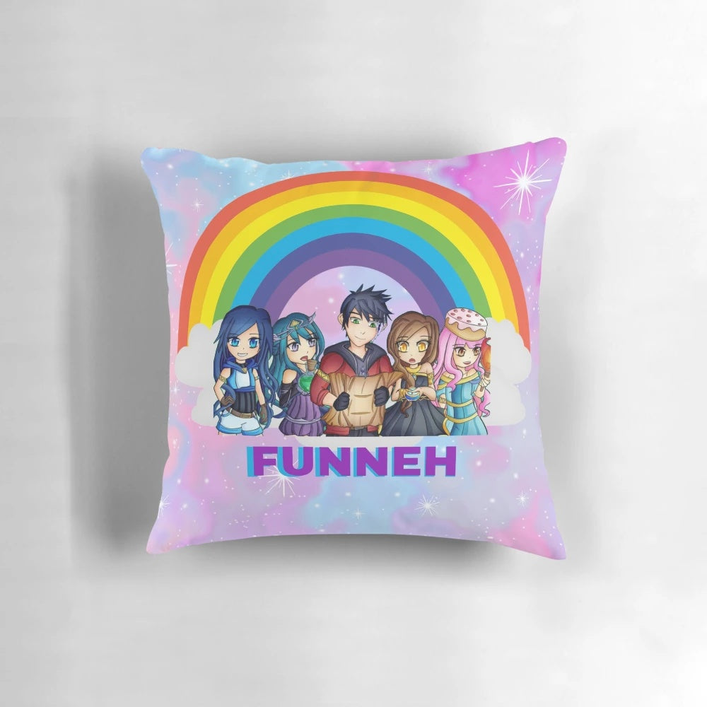 Itsfunneh Krew Gamer Pillow featuring the popular YouTube gaming group