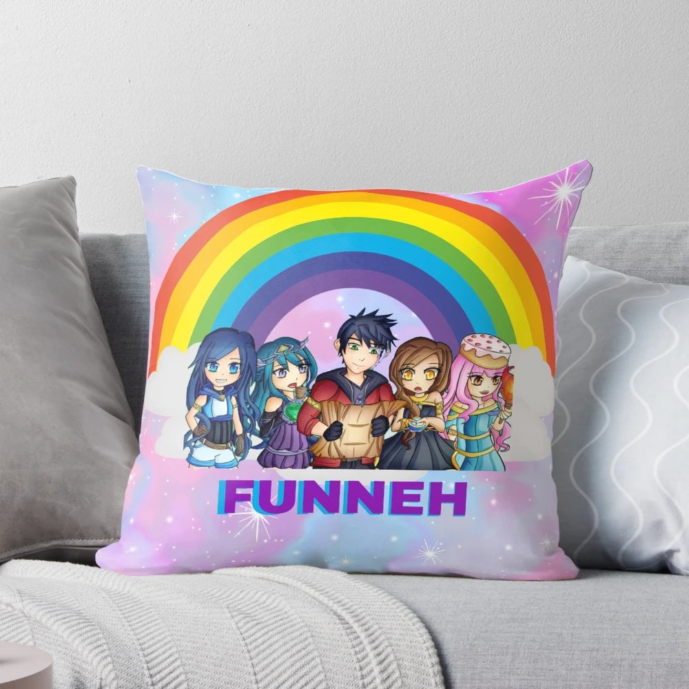 Itsfunneh Krew Gamer Pillow featuring the popular YouTube gaming group