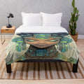 Ixchel Plush Blanket - Moor inspired soft and cozy plush blanket