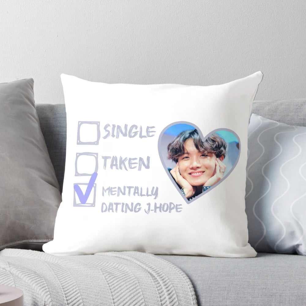 J-Hope (BTS) Pillow for Single Taken Mentally Dating Fans