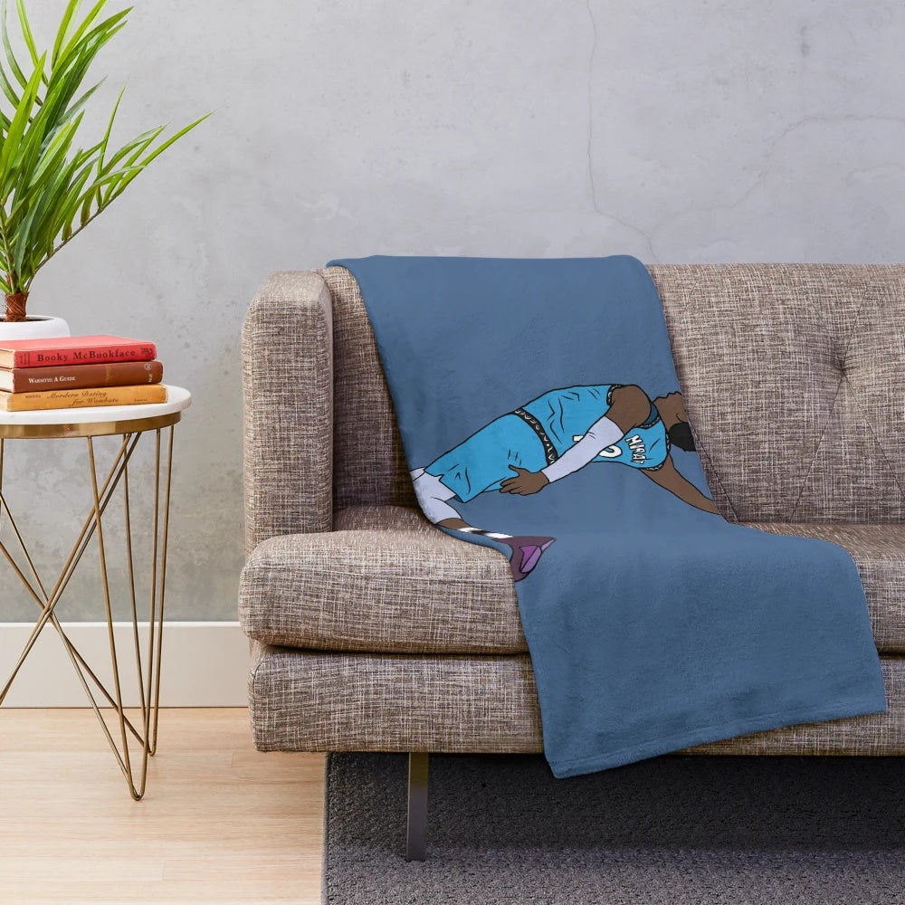 Ja Morant inspired dunk plush blanket