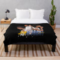 Ja Morant inspired plush blanket featuring the Memphis Grizzlies NBA player