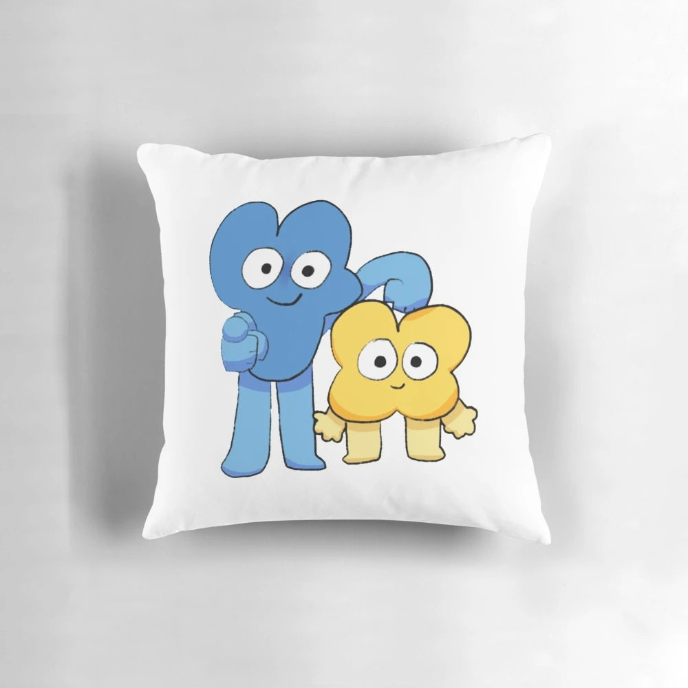 Soft, high-quality pillow featuring the popular character Four from the BFB/BFDI series
