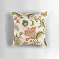 Vibrant Jacobean floral digital art vector painting in bohemian style, perfect for decorative pillow or wall art