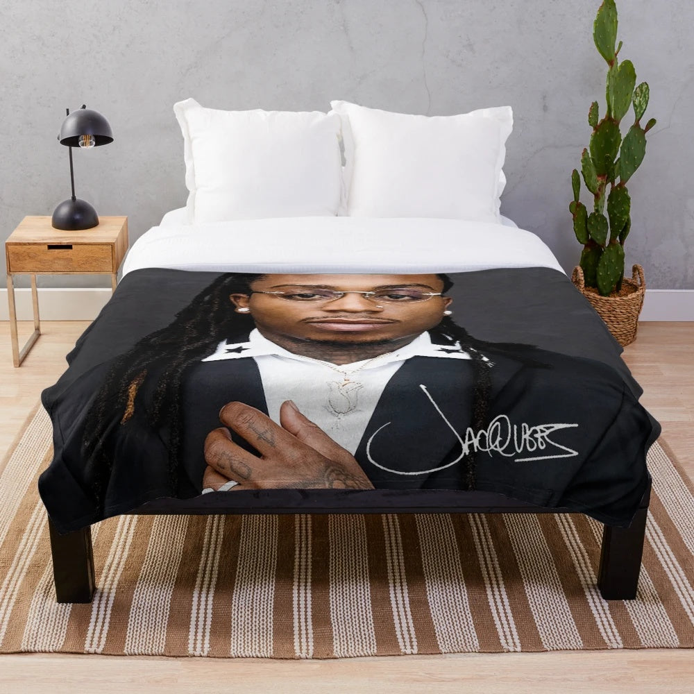 Jacquees R&B Concert Plush Blanket