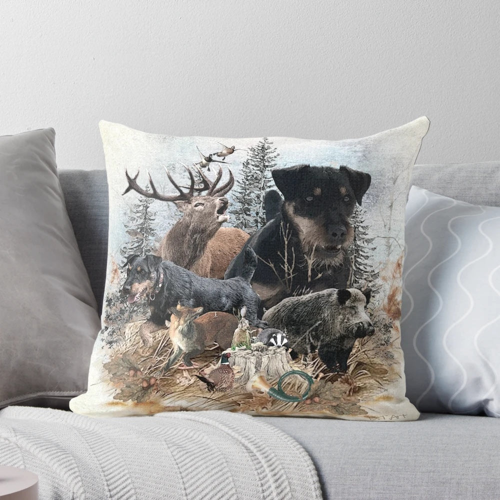 German Hunting Terrier Jagdterrier Pillow