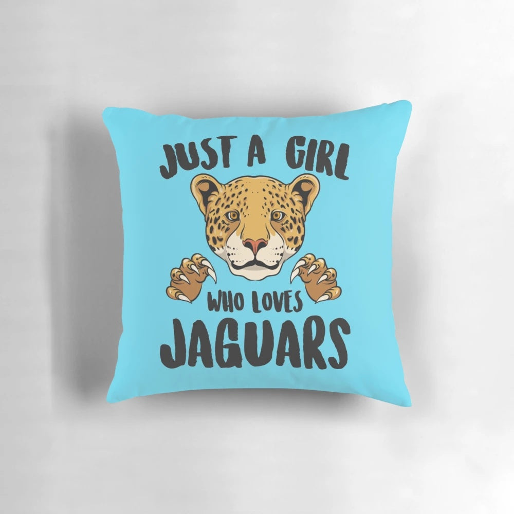 Soft, high-quality pillow featuring a jaguar design for jaguar and wild cat lovers