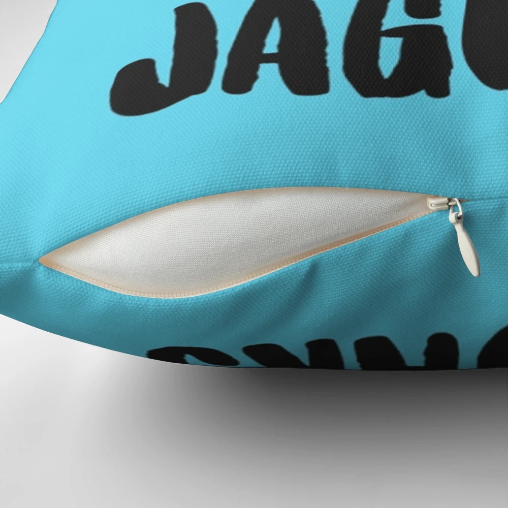 Soft, high-quality pillow featuring a jaguar design for jaguar and wild cat lovers
