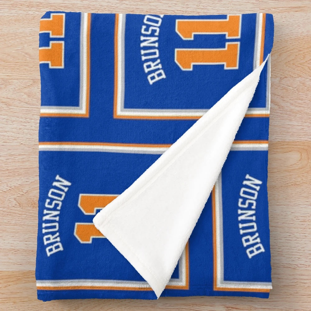 Jalen Brunson Knicks Plush Blanket