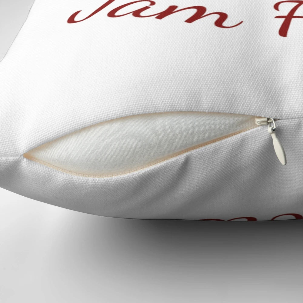 Jam First Scone Pillow, a cozy and delightful home accessory featuring a classic Cornish cream tea scone design.