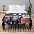James Inspired Plush Blanket with Arthur World Tour 2022 Design
