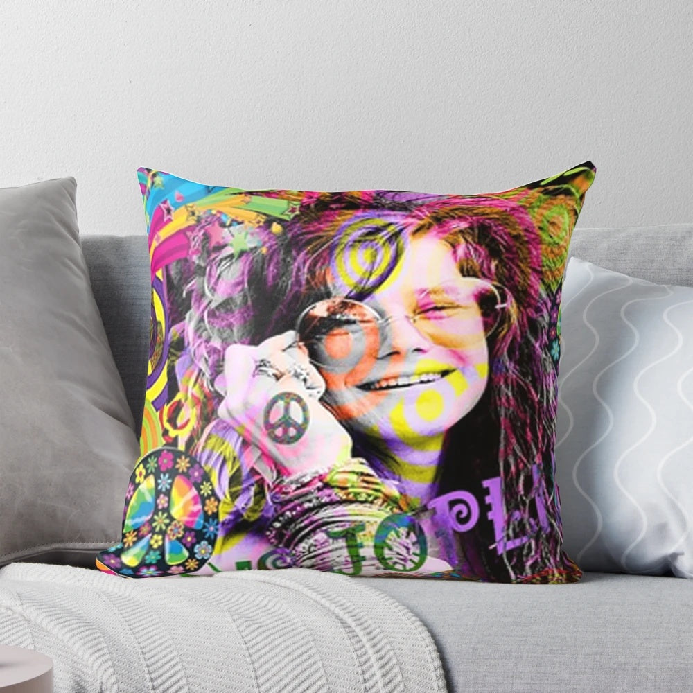 Janis Joplin Pillow - Pay Tribute to the Iconic Singer