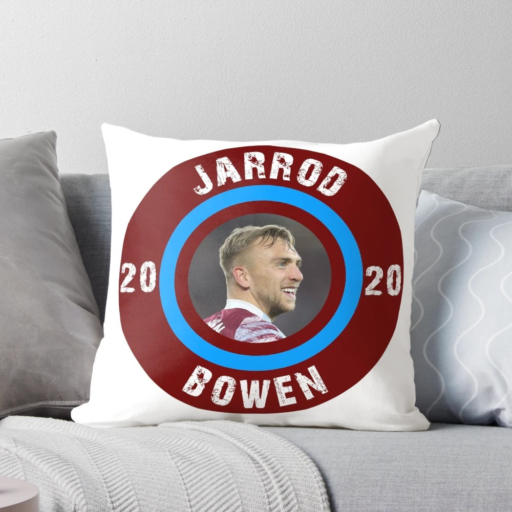 Comfortable Jarrod Bowen-themed pillow, perfect for West Ham United fans
