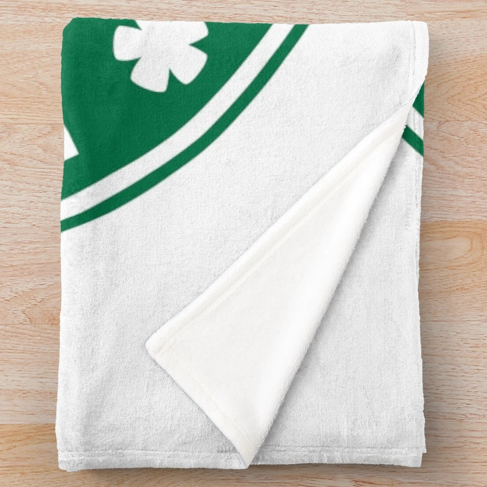 Jasmine Dragon inspired plush blanket with ATLA parody design