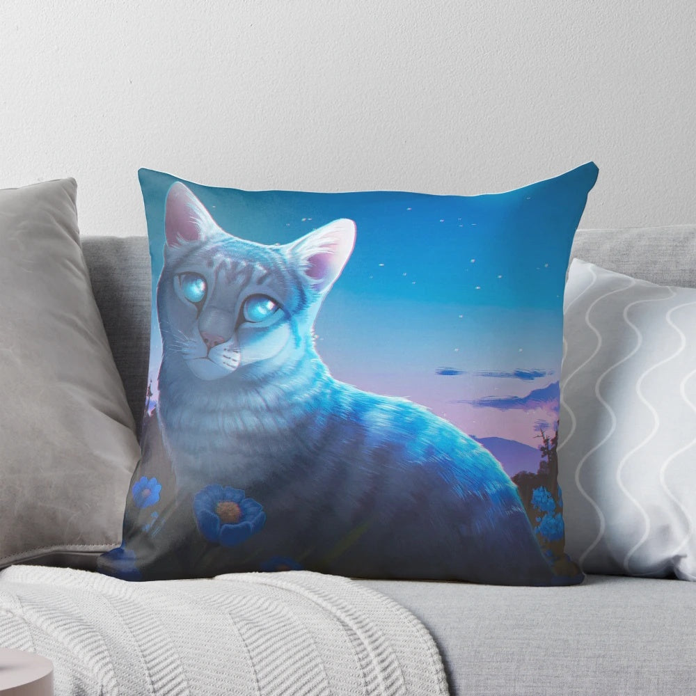 Jayfeather Warriors Cat Pillow - Soft, Decorative Pillow for Warrior Cats Fans