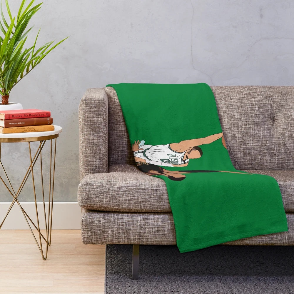 Jayson Tatum Slam Dunk Plush Blanket