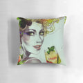 Jeanette Lillet Inspired Pillow with Lillet Aperitif and Cocktail Imagery