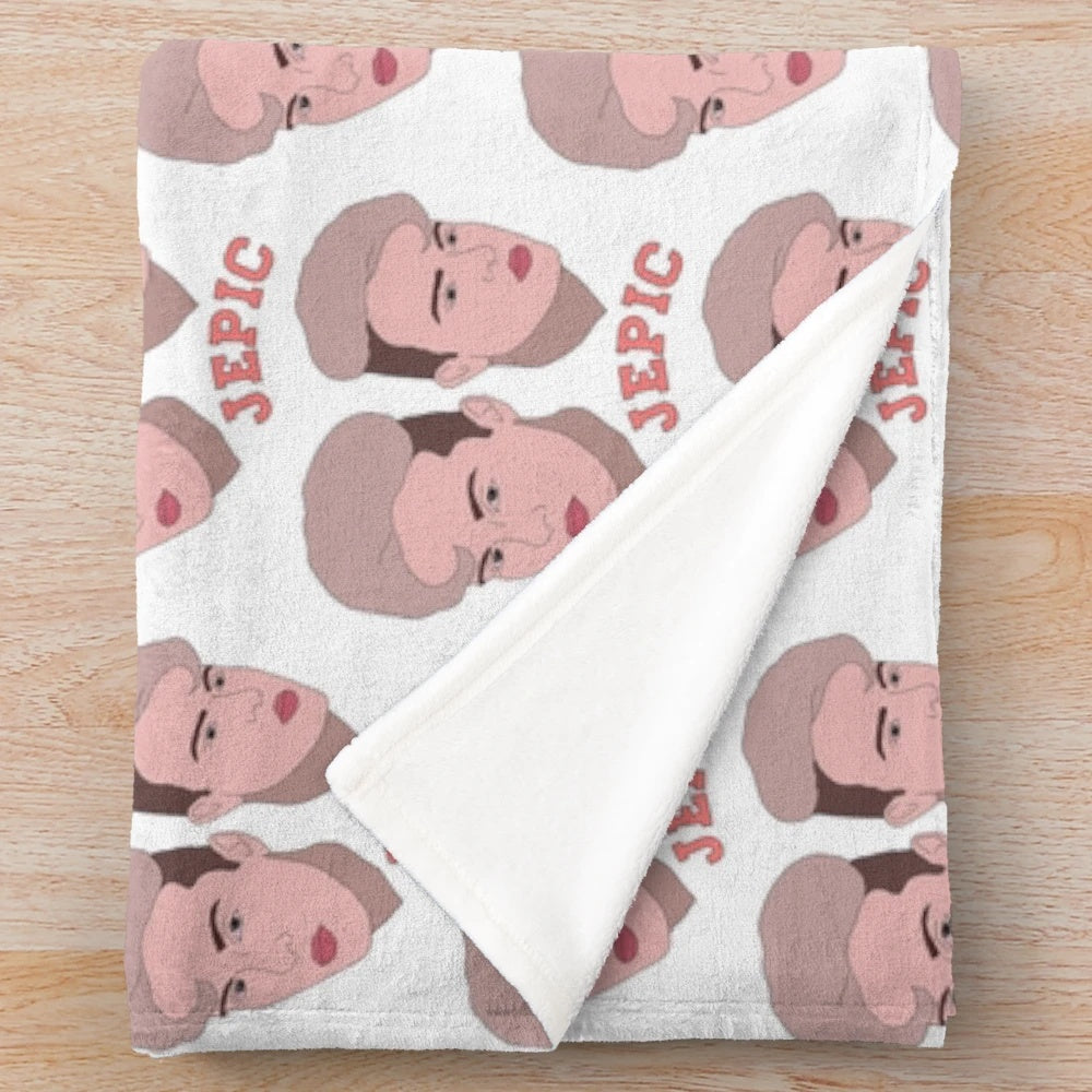 Cozy plush blanket featuring the image of Jedward, the popular Irish music duo