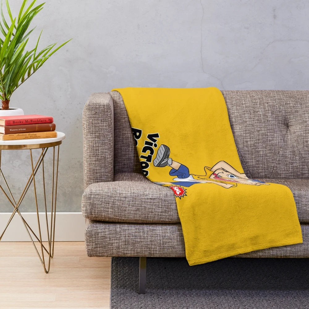 Jeffy inspired plush blanket with a funny dance design