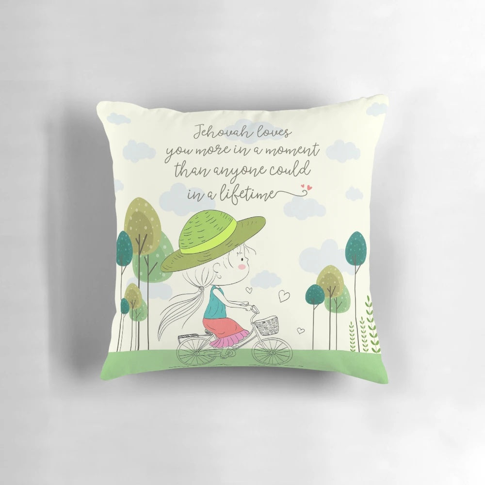 Jehovah Loves You - Inspirational JW Pillow